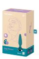 Анальна пробка з двома моторами та керуванням з телефону Satisfyer Plug-ilicious 1 Petrol, зелений