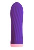 Вибропуля S Pleasures Bullets Twist & Shout Purple, фиолетовая, ребристая поверхность, 10 режимов