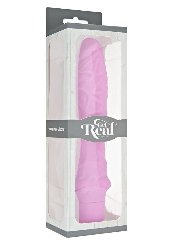 Вібратор реалістичний класичний Toy Joy Get Real Classic рожевий, Large