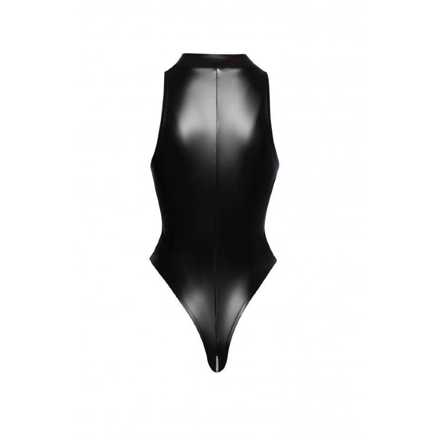 Боді L F294 Noir Handmade, з блискавкою, чорне