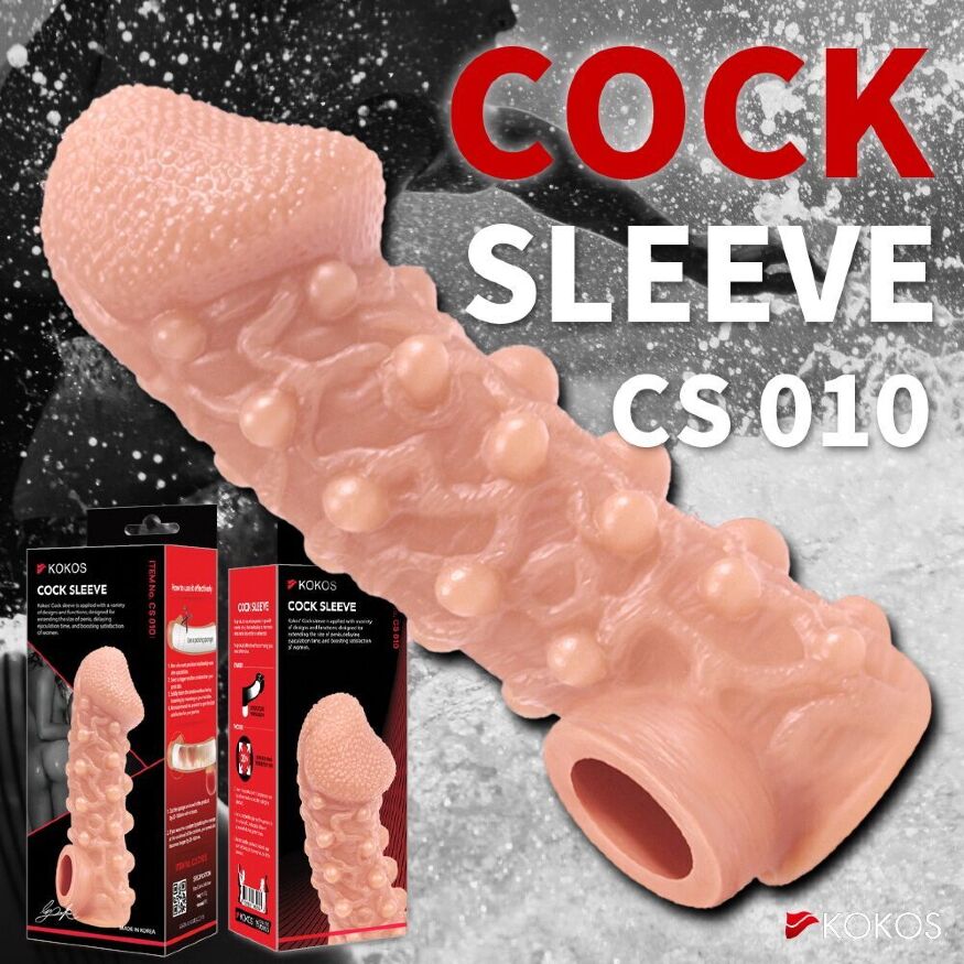 Насадка на член Kokos Cock Sleeve CS 010 L (мятая упаковка!!!)