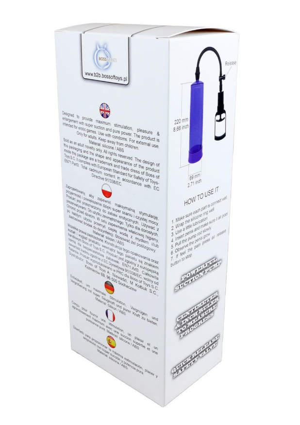 Вакуумна помпа "Power pump MAX - Purple"