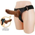 Страпон с присоской - Pretty Love Harness Briefs Micheal 7"