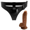 Страпон с присоской - Pretty Love Harness Briefs Micheal 7"