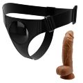 Страпон с присоской - Pretty Love Harness Briefs Micheal 7"