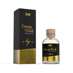 Масажний гель с согревающим эффектом Intt Energy Drink 30 мл