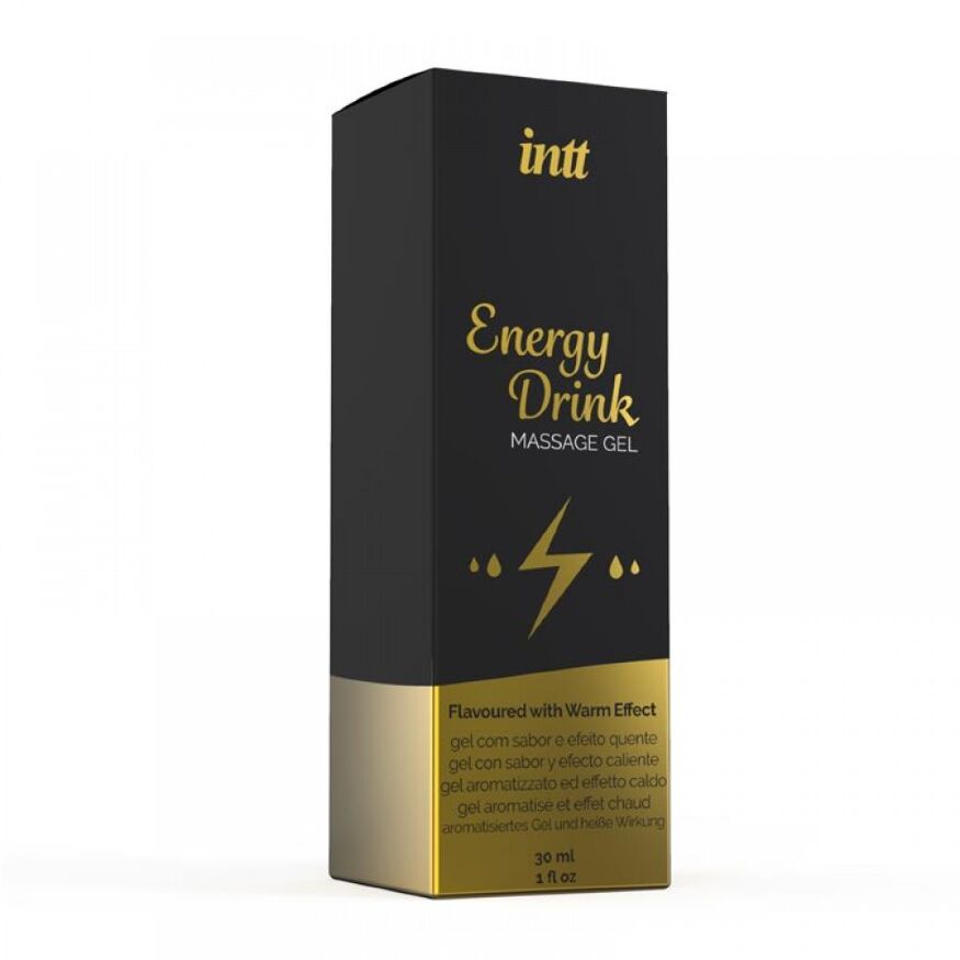 Масажний гель з ефектом зігрівання Intt Energy Drink 30 мл