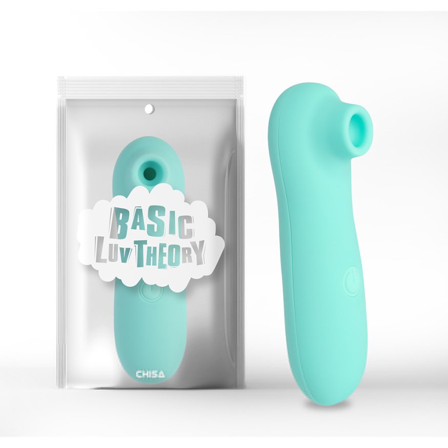 Вакуумний вібратор Chisa Irresistible Touch, бірюзовий