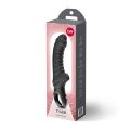 Вибратор для точки G Fun Factory TIGER Black, ребристый, подходит для анальной стимуляции