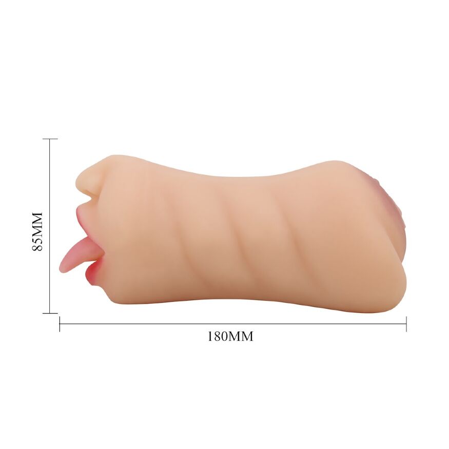 Мастурбатор c двумя входами Crazy Bull - Sarah soft skin, BM-009240N