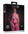 Бодистокинг - Ouch!Bodystocking With Halterneck Pink, XL/4XL