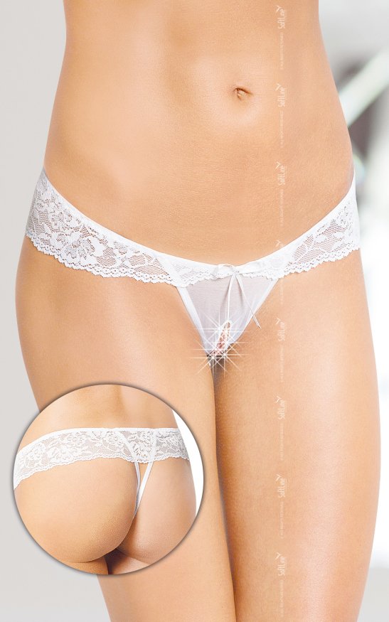 Жіночі стрінги - G-String 2443, white - M/L