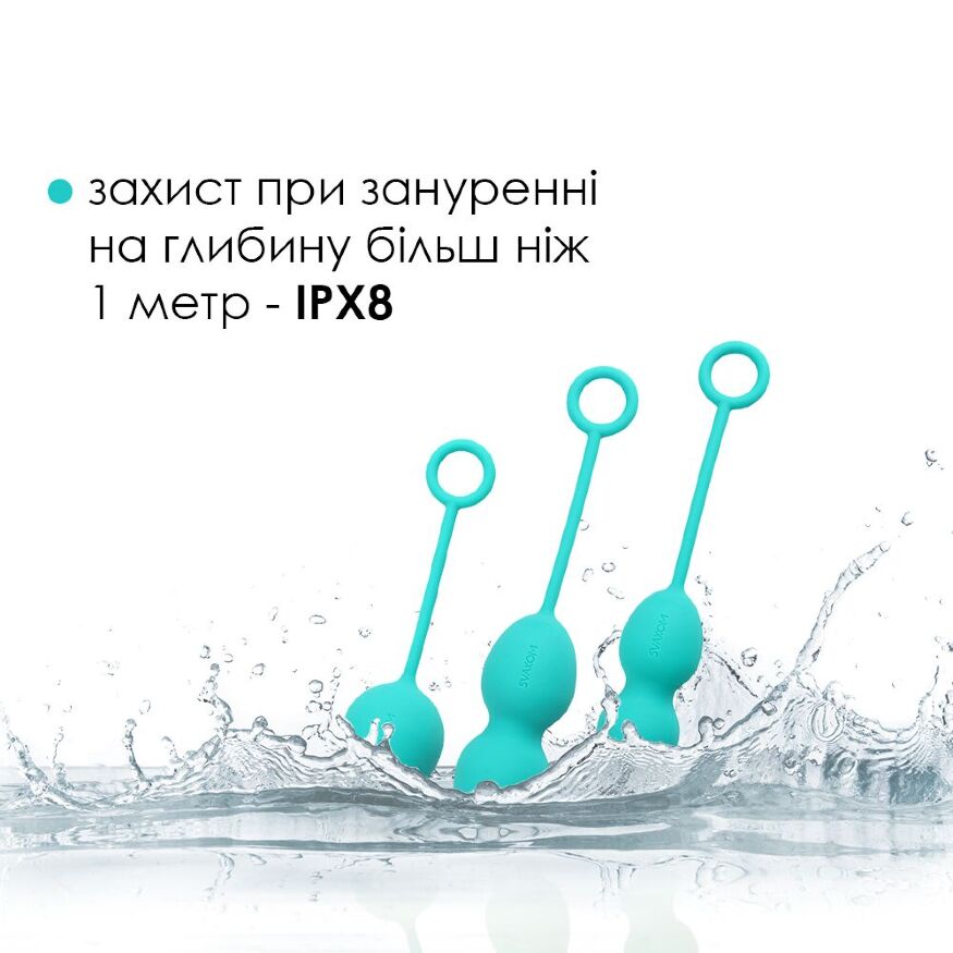 Набор вагинальных шариков Svakom Nova Green
