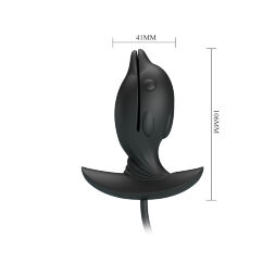 Анальный расширитель с вибрацией Pretty Love Hanson Anal Plug Black