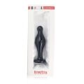 Стеклянная Анальна пробка 4,5" Glass Romance Black