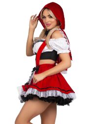 Костюм Красной Шапочки Leg Avenue Flirty Miss Red Top and Skirt S