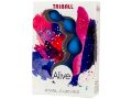 Анальные шарики Alive Triball Blue, силикон, макс. диаметр 2см