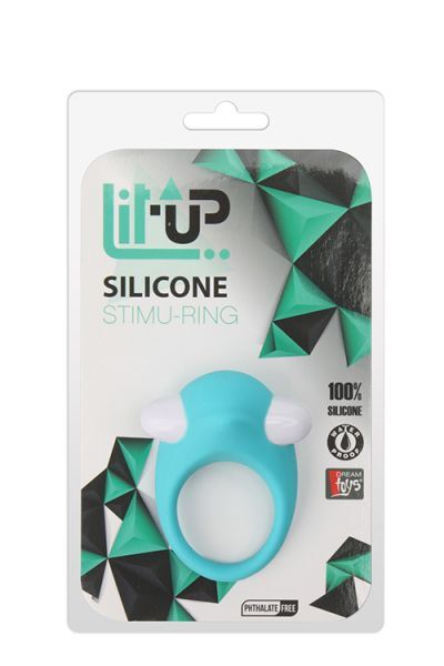 Эрекционное кольцо LIT-UP SILICONE STIMU RING 6 BLUE