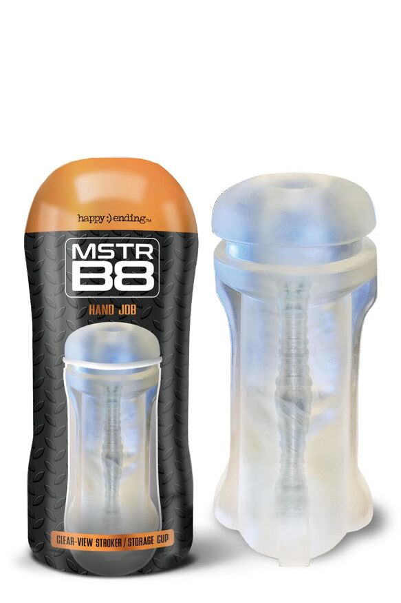 МАСТУРБАТОР АНУС В КОЛБЕ HAPPY ENDING MSTR B8 IN THE CLEAR-VIEW STROKER CUP HAND JOB