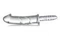 AF503 Фаллоимитатор стеклянный Battle Rammer Phallic Glass Thruster прозрачный