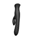 Пульсатор-кролик Zalo Mose Obsidian Black 14.4х3.7 см