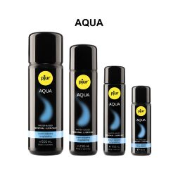 Лубрикант на водной основе pjur Aqua 500 мл, эффект бархатистой кожи без прилипания