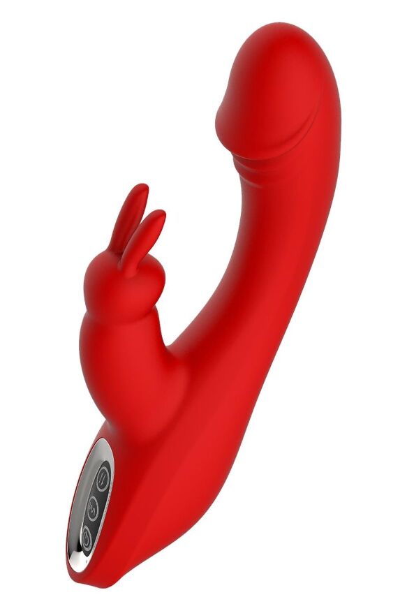 Вибромассажер кролик Dream Toys Red Revolution Artemis красный