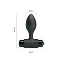 Анальна пробка - Pretty Love Vibra Butt Plug Black
