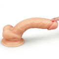 Реалістичний фалоімітатор з мошонкою - The Ultra Soft Dude 8"
