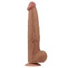 Фалос Гигант LoveToy Sliding-Skin Dual Layer Dong 13.5" Brown