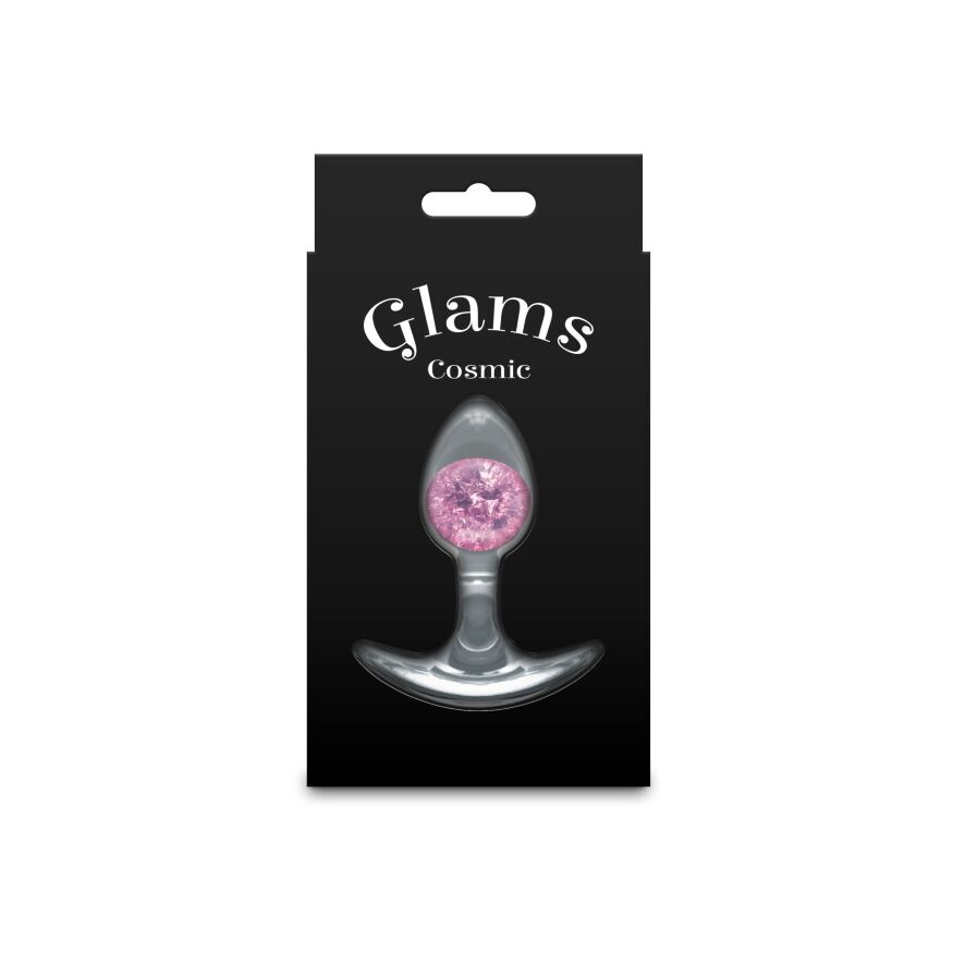 Анальная пробка NS Novelties Cosmic Glams - Small - Pink