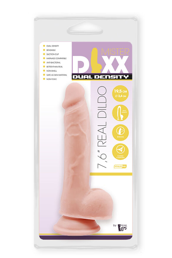 Фаллоимитатор с двойной плотностью MR. DIXX 7.6INCH DUAL DENSITY DILDO