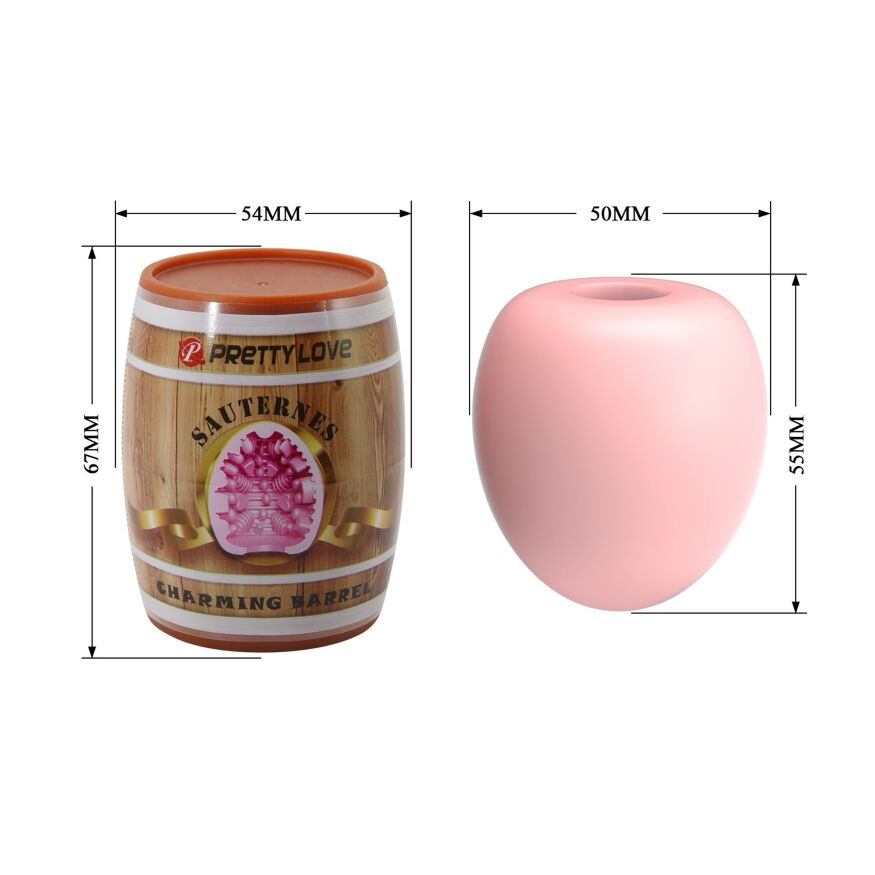 Мастурбатор яйцо Pretty Love - SAUTERNE Charming barrel, BM-00900T91