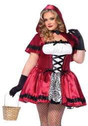 Еротичний костюм Червоної шапочки Leg Avenue Gothic Red Riding Hood 3X - 4X, сукня, накидка
