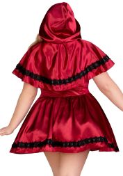 Еротичний костюм Червоної шапочки Leg Avenue Gothic Red Riding Hood 3X - 4X, сукня, накидка