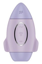 Вибратор Satisfyer Mission Control с вакуумной стимуляцией клитора, фиолетовый