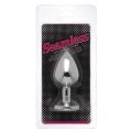 Анальная пробка Silver Metal Diamond Violetl, L