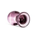 Розовая анальная пробка из стекла Gildo Pink Glass Buttplug