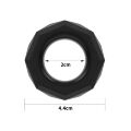 Ерекційне кільце з гладкою і безшовною поверхнею Power Plus Cockring 4 Black