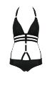 Боді зі стреп ремінцями LAMIS BODY black S/M - Passion