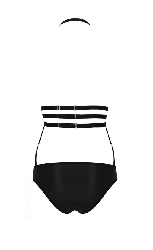 Боді зі стреп ремінцями LAMIS BODY black S/M - Passion