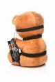 Плюшевый медвежонок ROPE Teddy Bear БДСМ в кожаной маске и обвязке, 22x16x12 см