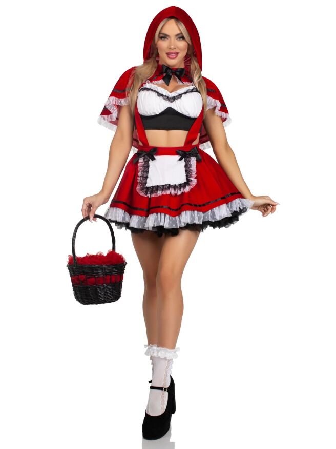 Костюм Красной Шапочки Leg Avenue Flirty Miss Red Top and Skirt XS