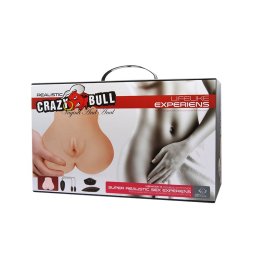 Мастурбатор вагина-анус с вибрацией «Realistic Crazy Bull» BM-009131Z-1