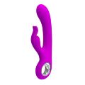 Вибромассажер с клиторальным отростком «Hot Rabbit» BI-014480