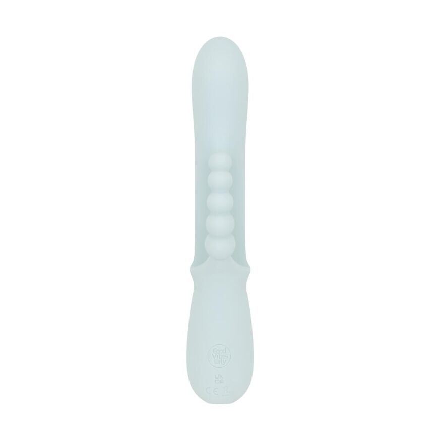 Вибратор-кролик Good Vibes Only - SAGE Triple Stimulation Vibe Soft Silicone - Blue