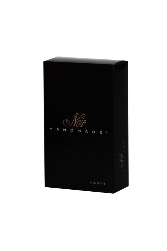 Трусики-стрінги Noir Handmade P012 Wild, L, під латекс, крокодиловий принт, застібки з боків