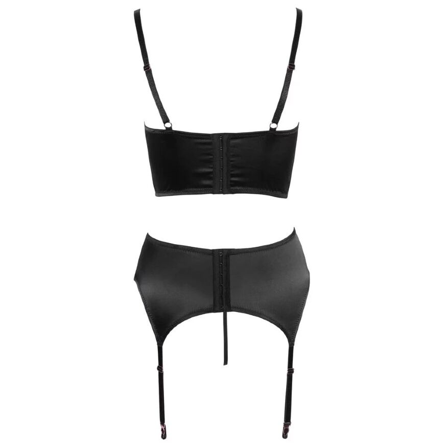 Эротический комплект  с поясом Shelf Bra Set 75B/S