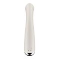 Вибратор с ротацией Satisfyer Spinning G-Spot 1 Beige, плоская площадка для стимуляции точки G