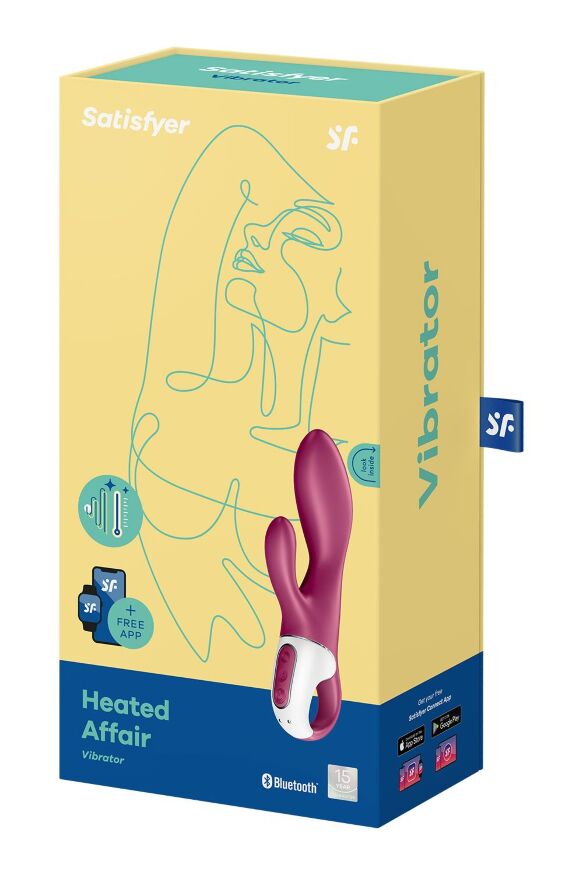 Подвійний смарт вібратор із функцією нагріву Satisfyer Heated Affair Connect App